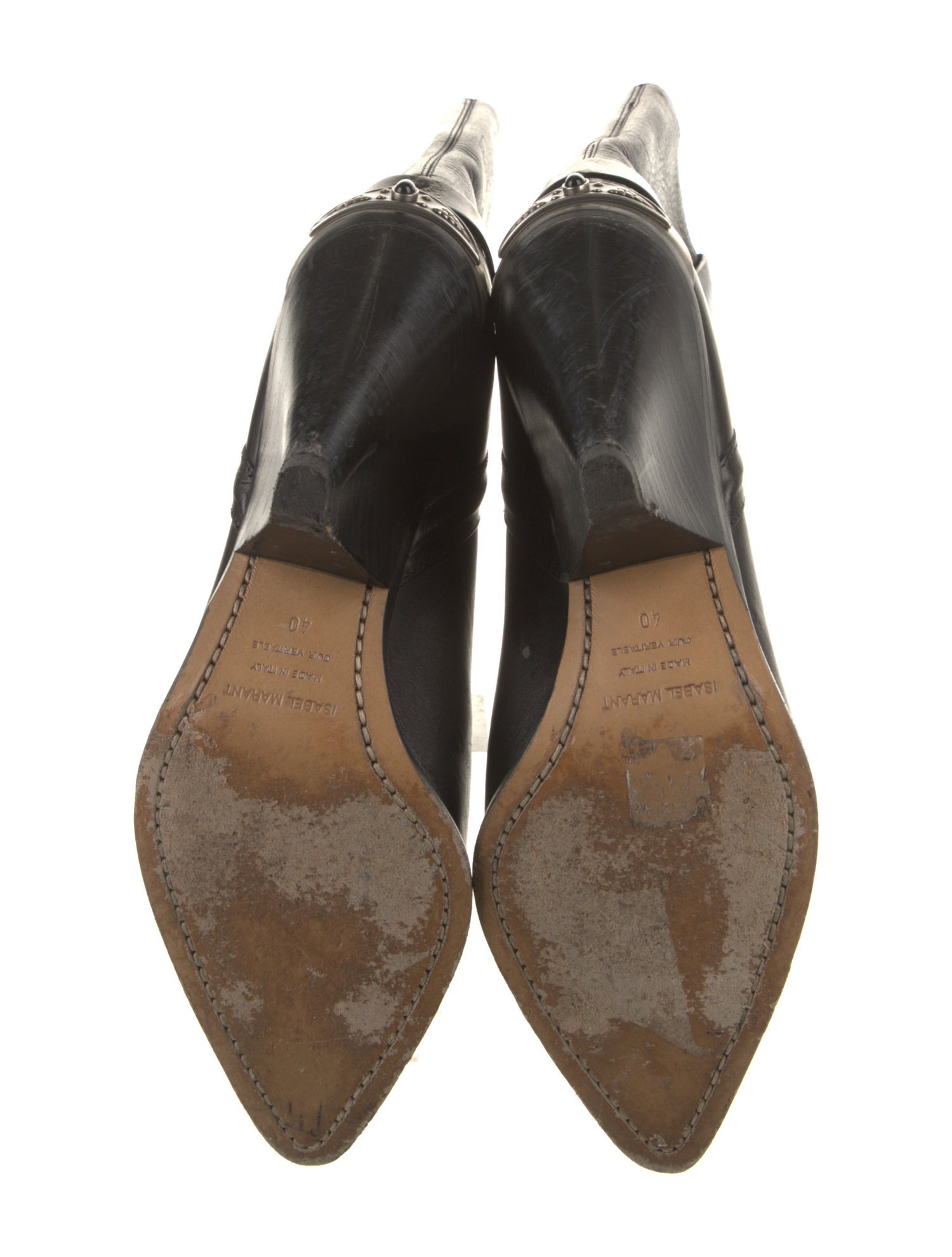 Isabel Marant Leather Western Boots